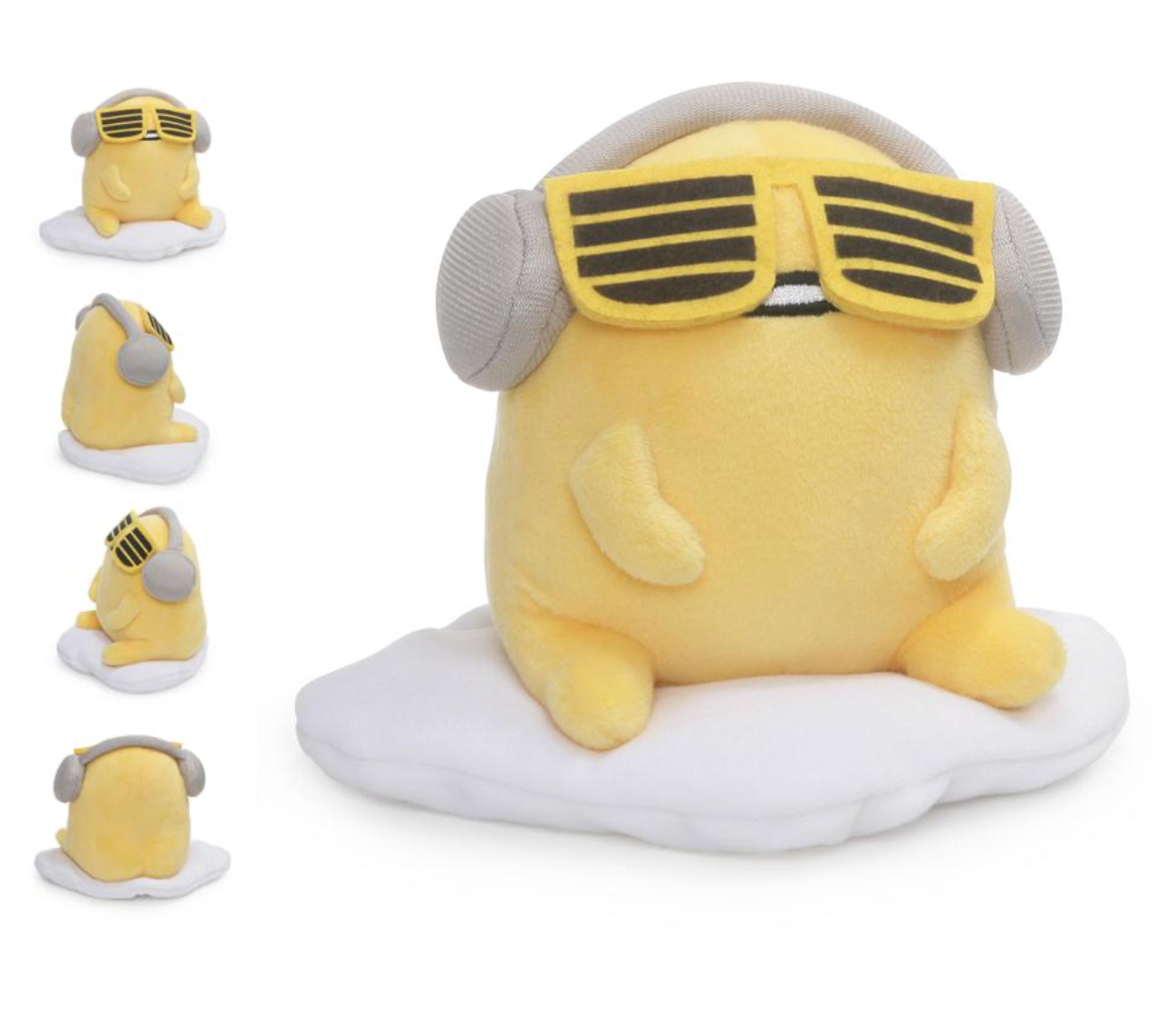 Gudetama Headphones Plush