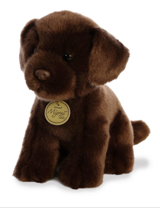 Chocolate Lab Pup Plush